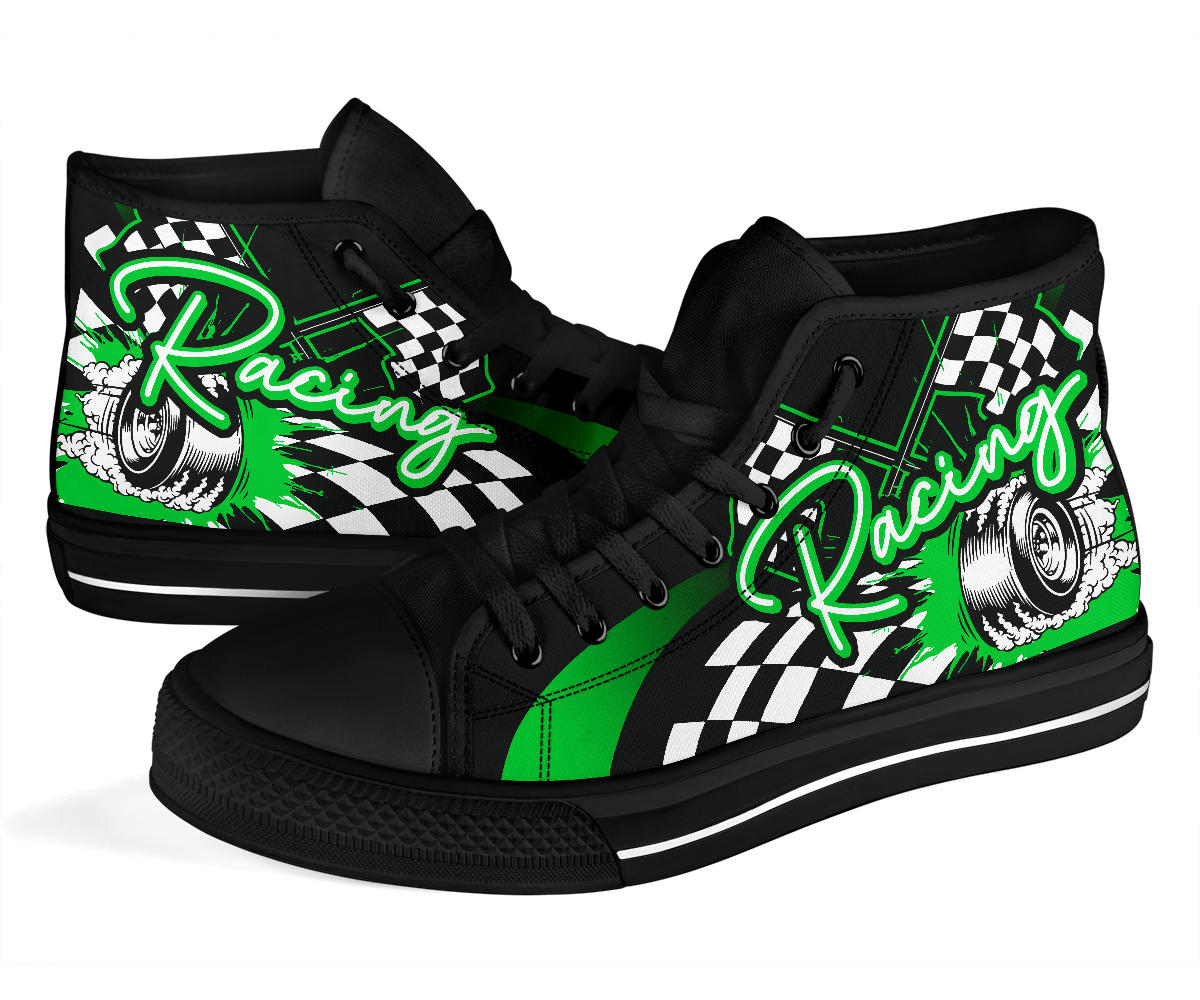 Racing High Top Shoes green