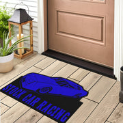 Custom shaped street stock door mat