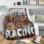 Money Can't Buy Happiness Dirt Racing Blanket