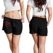 Racing Aunt Heart Women's Shorts