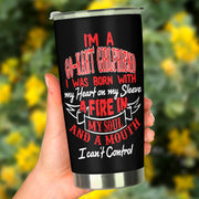 go kart racing girlfriend tumbler