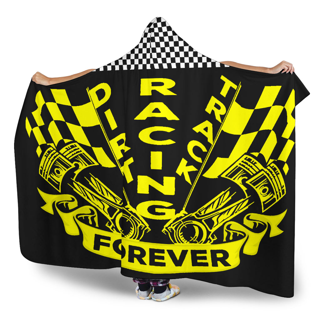 Dirt Track Racing Forever Hooded Blanket