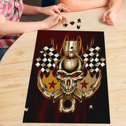 Racing Skull Jigsaw Puzzle