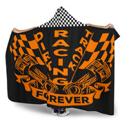 Dirt Track Racing Forever Hooded Blanket