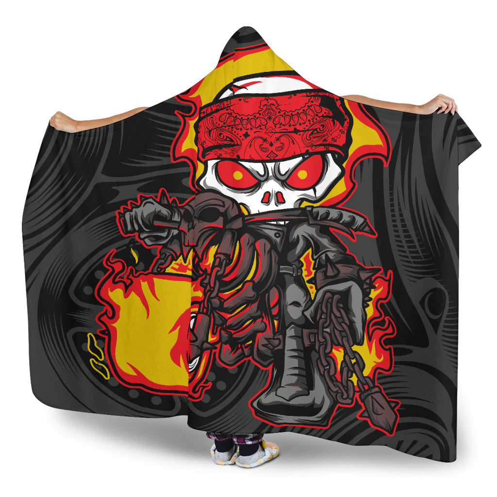 Ghost Rider Hooded Blanket