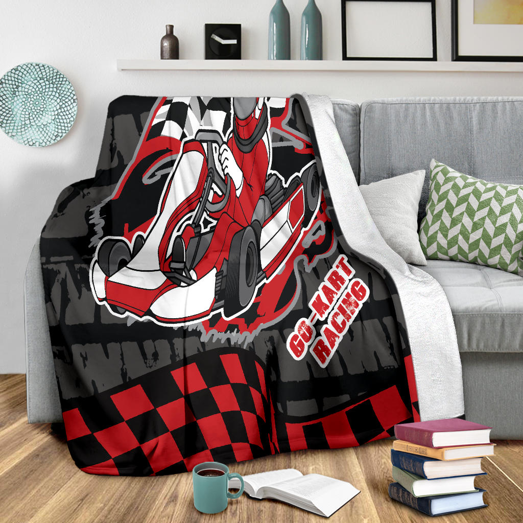 Go-Kart Racing Blanket