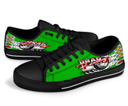 Drag Racing Low Top Shoes green