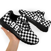 custom racing sneakers number