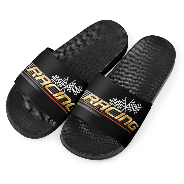 Drag Racing Slide Sandals Yellow