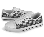 Racing Flag Low Top Shoes