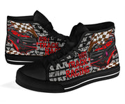 Dirt Track Racing Late Model High Top Shoes