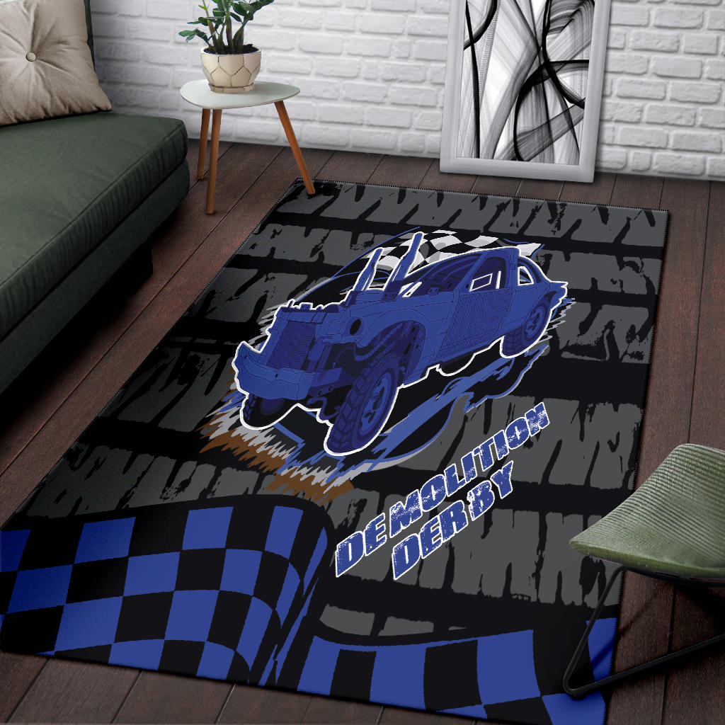 Demolition Derby Rug