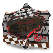 Dirt Racing Late Model Hooded Blanket