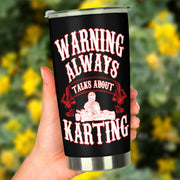 go kart racing tumbler