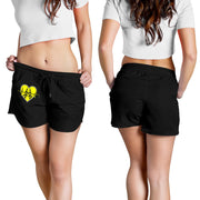 Racing Heartbeat Women's Shorts