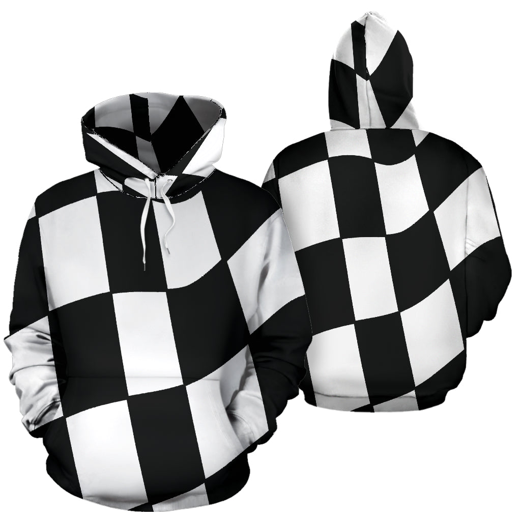 Checkered hot sale flag hoodie