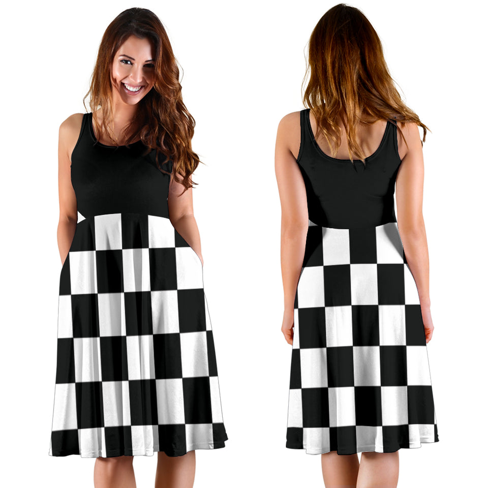 Racing Checkered Flag Dress TB