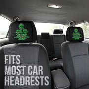 Racer's Prayer Car Seat Headrest Covers