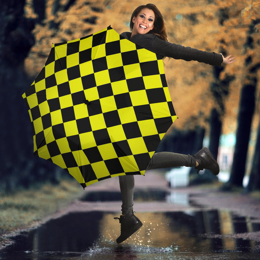 Racing Checkered Flag Umbrella