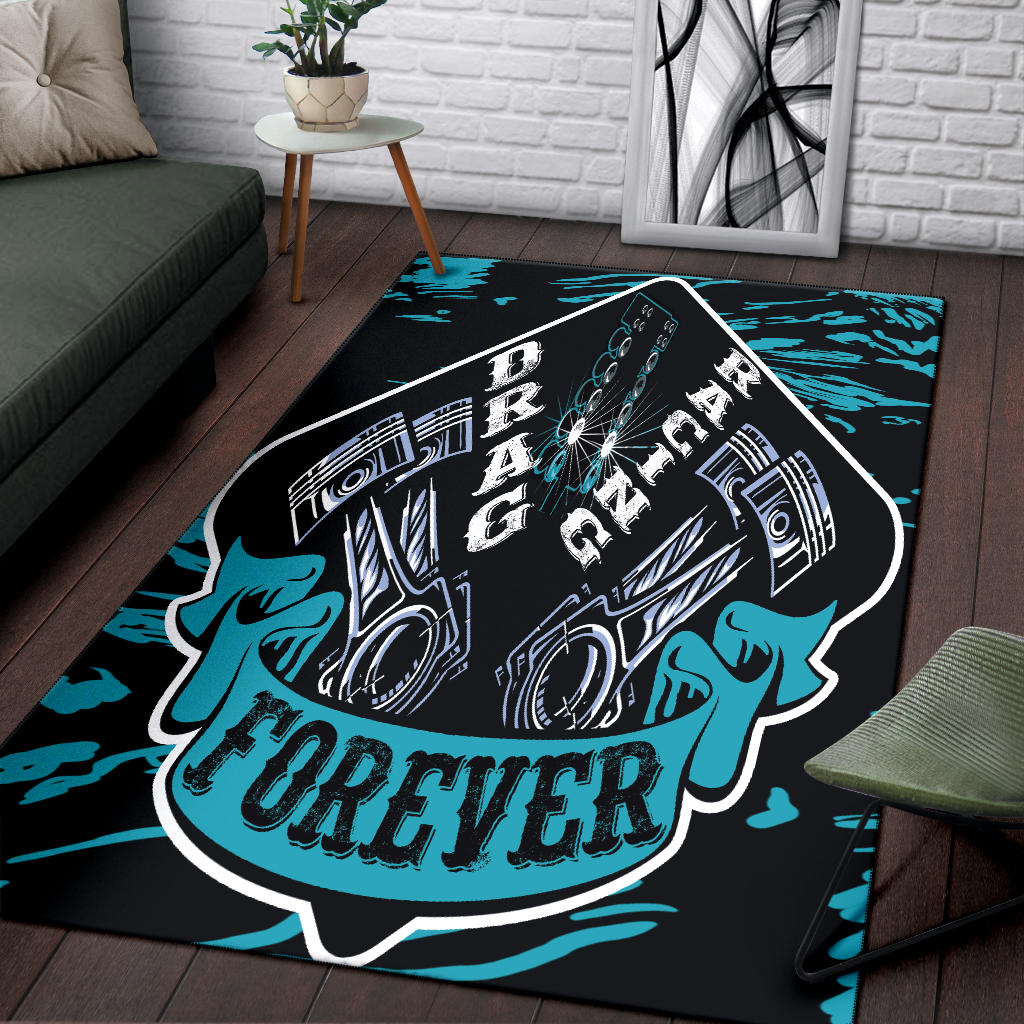 Drag Racing Forever Rug