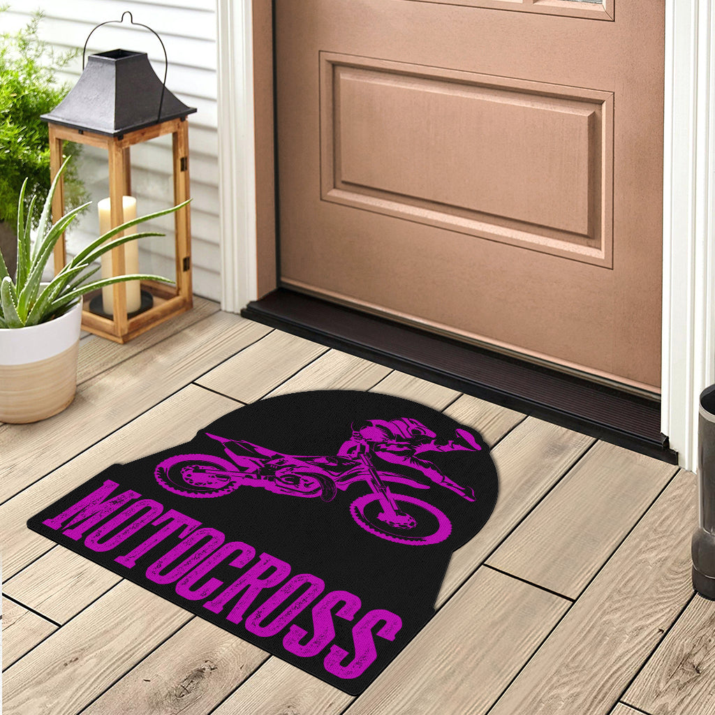 Custom Shaped Motocross Door Mat