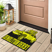 Custom Shaped Demolition Derby Door Mat