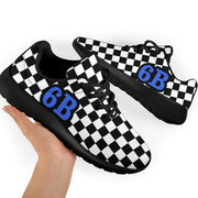 custom racing sneakers number 6B Royal Blue