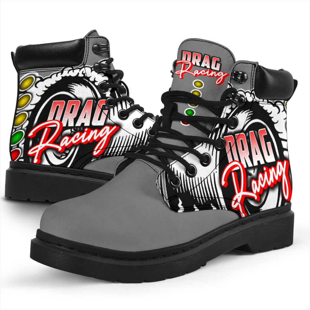 Drag Racing All-Season Boots grey