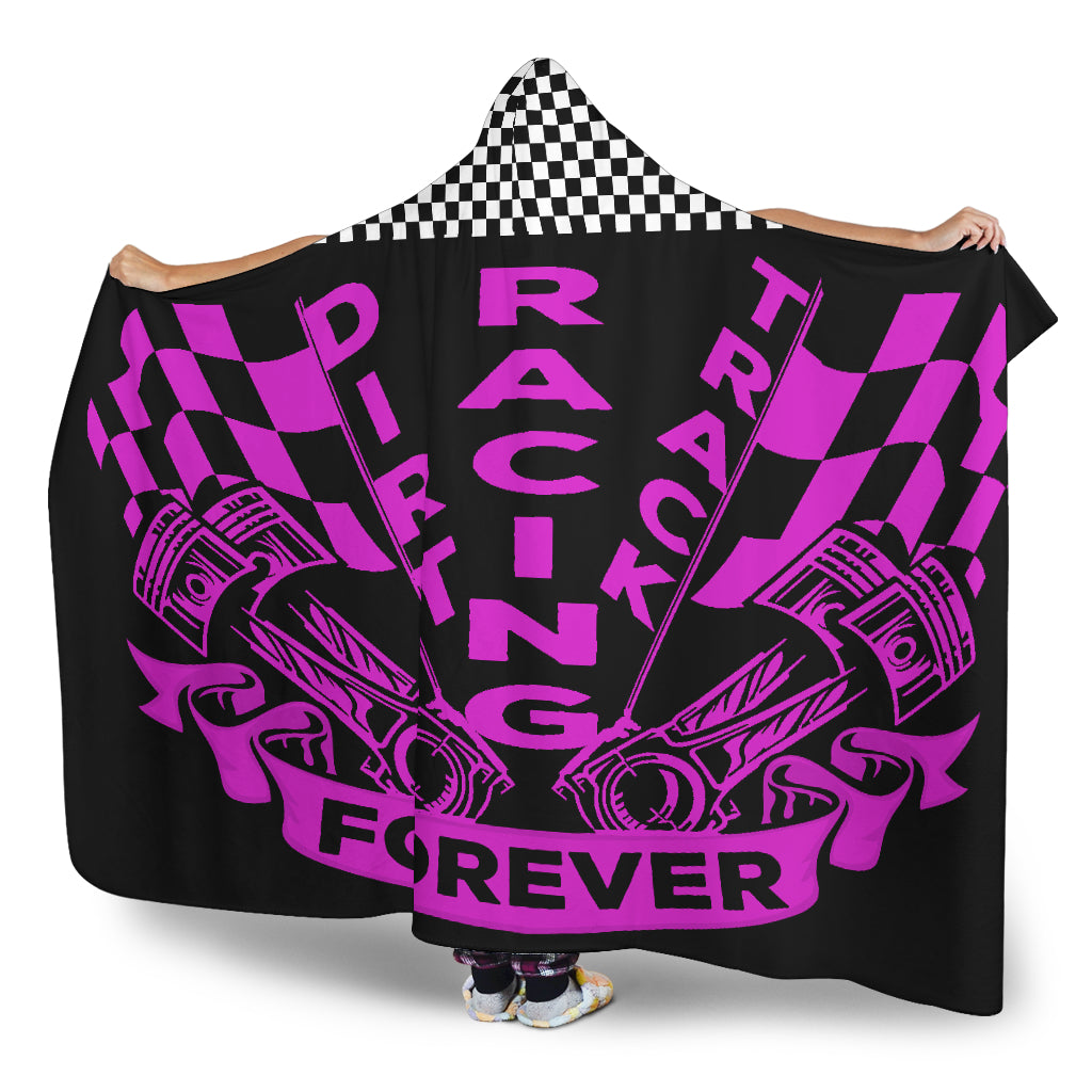 Dirt Track Racing Forever Hooded Blanket