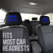 Racing Car Seat Headrest Covers