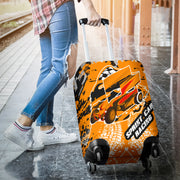 sprint car racing suitcase cover
