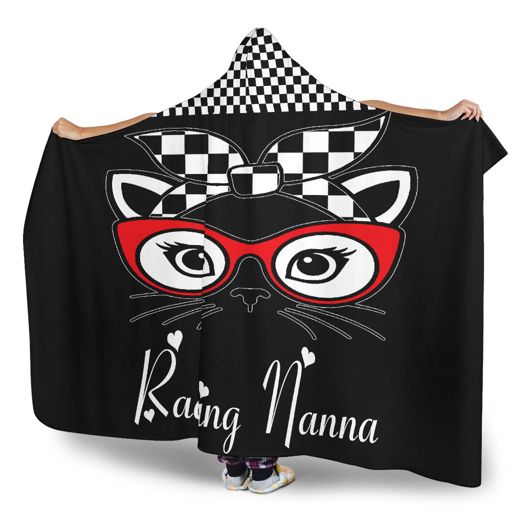 Racing Nanna Hooded Blanket