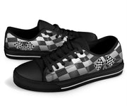 Racing Flag Low Top Shoes