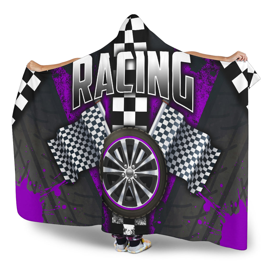 Racing Hooded Blanket