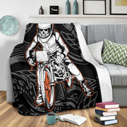 Motorcycle Skull Blanket