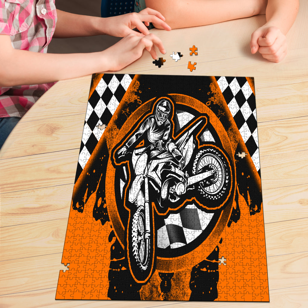Dirt Bike Racing Jigsaw Puzzle
