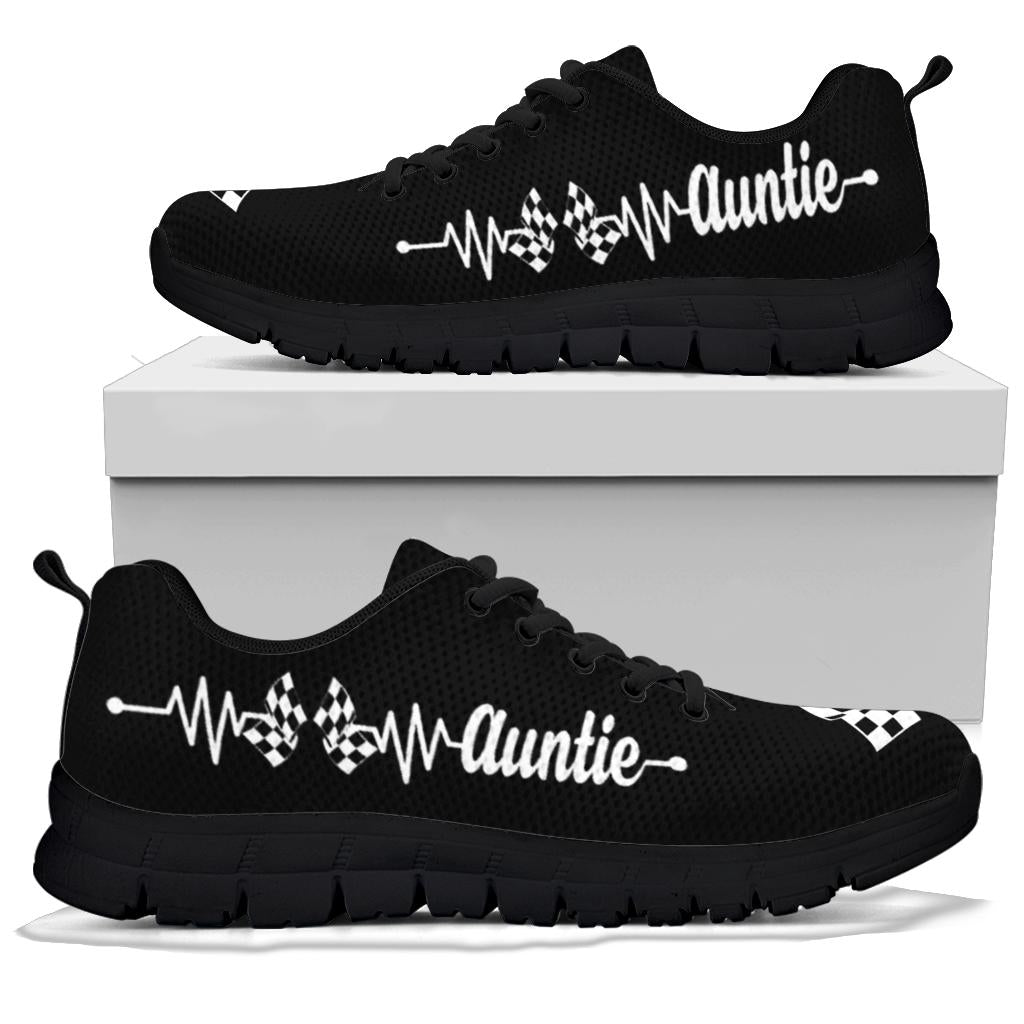 Racing Auntie Heartbeat Running Sneakers