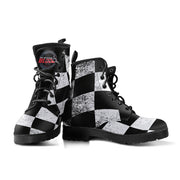 Racing Checkered Boots 