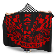 Dirt Track Racing Forever Hooded Blanket