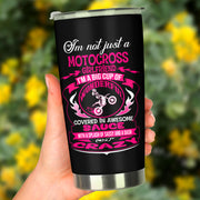 motocross girlfriend tumbler