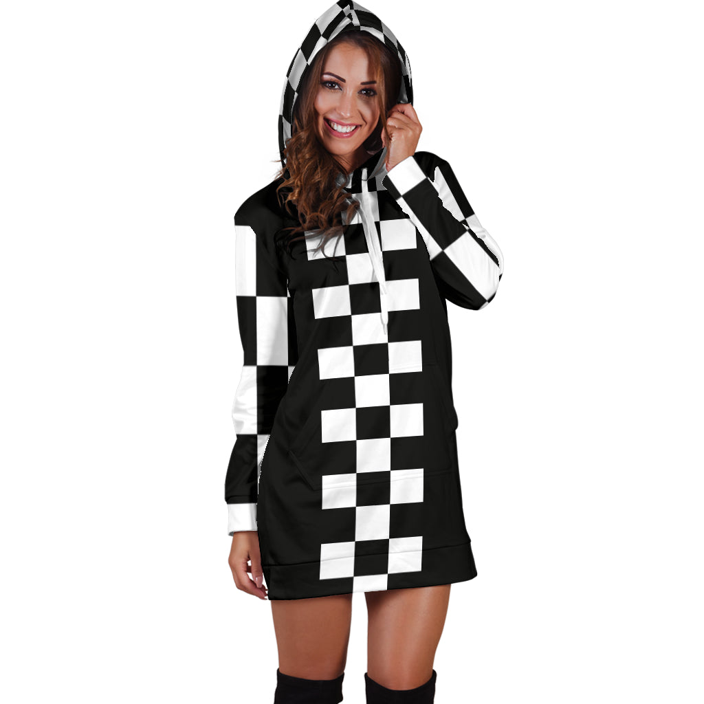 Checkered on sale flag hoodie