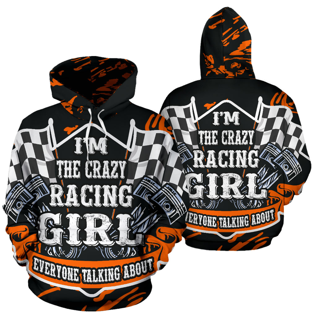 racing girl hoodie