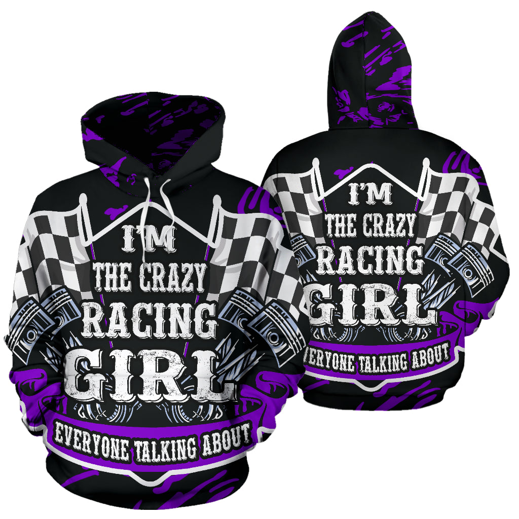 racing girl hoodie