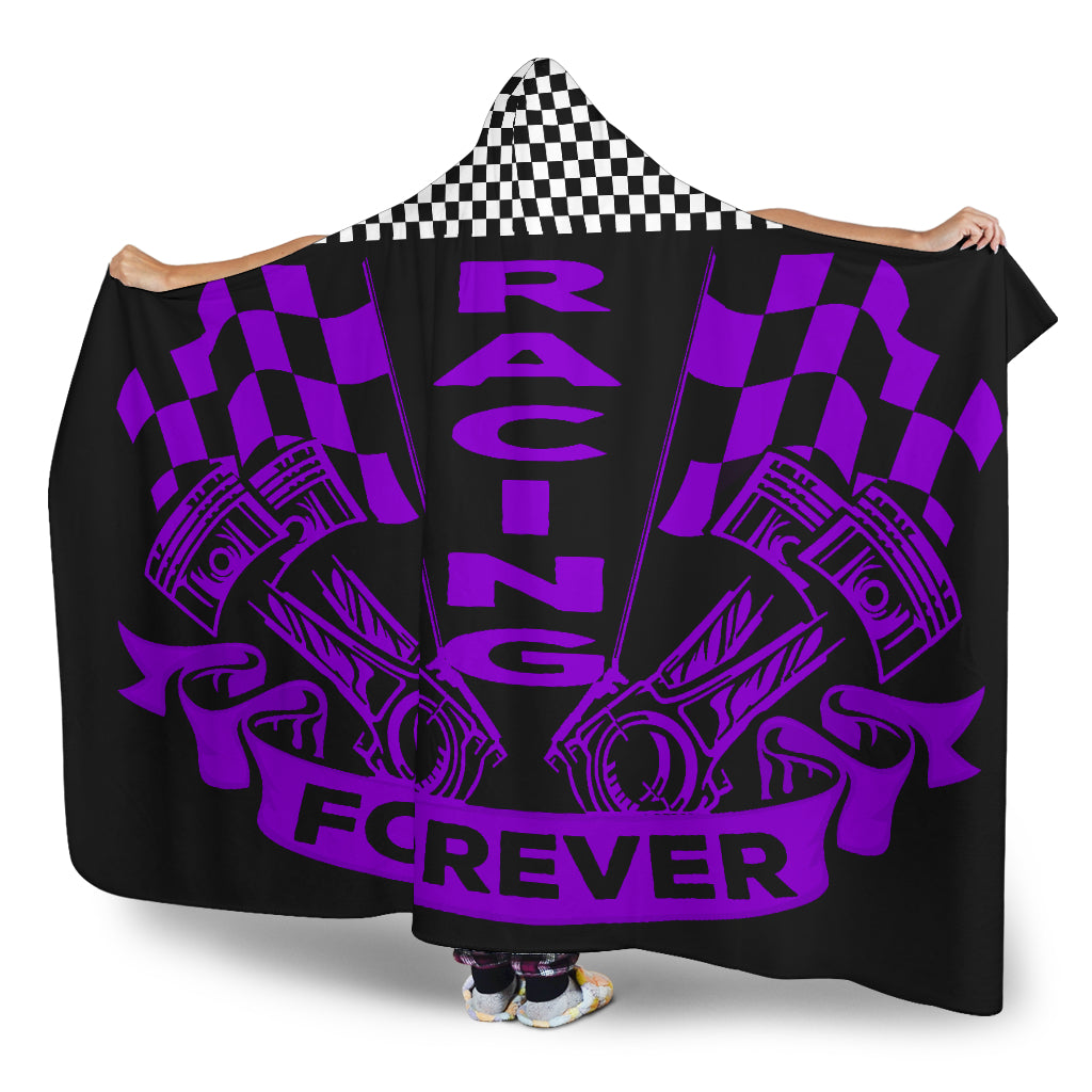 Racing Forever Hooded Blanket