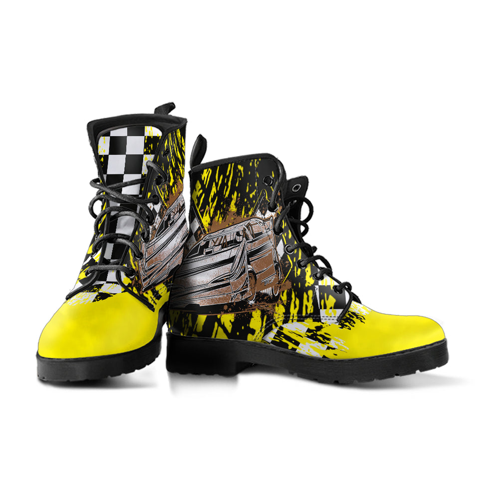 Yellow Racing Shoes Racing Boots Late Model Yellow