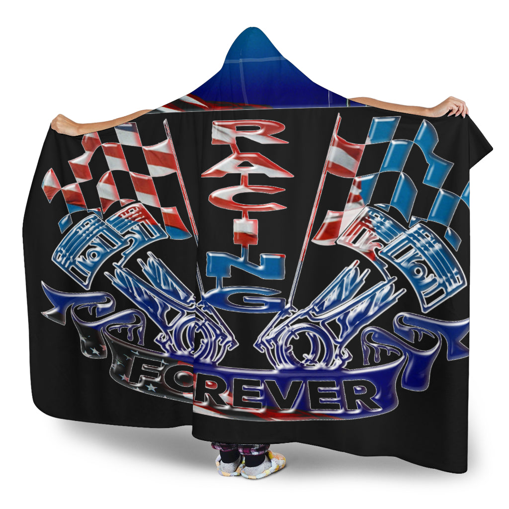 Racing Forever USA Hooded Blanket
