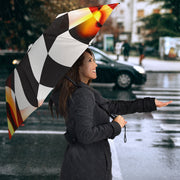 Racing Flag Of flame Umbrella