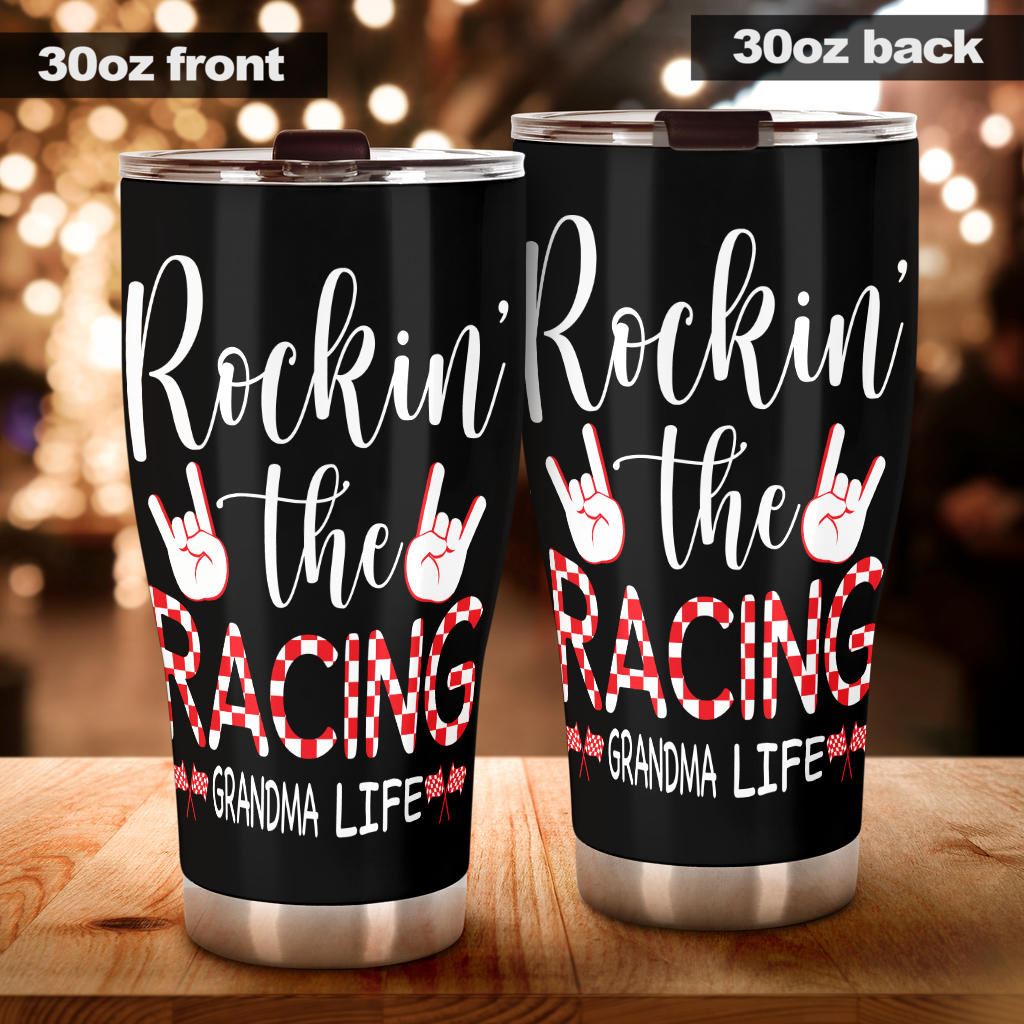 racing grandma tumbler