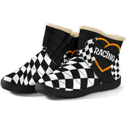 Racing Heart Cozy Winter Boots