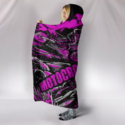 Motocross Hooded Blanket
